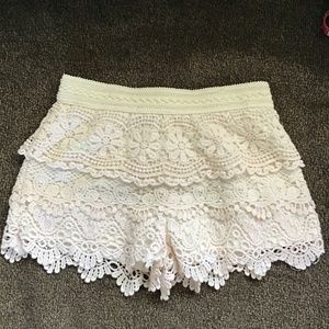 Lace shorts